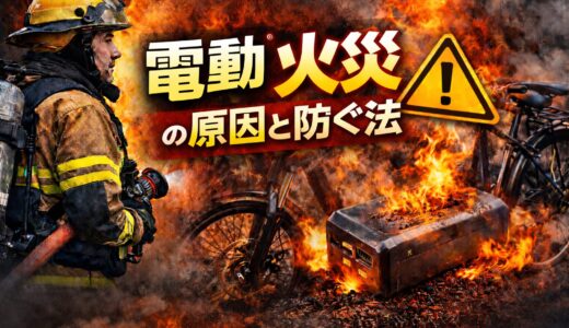 消防士が解説｜電動自転車バッテリー火災の原因と防ぐ方法
