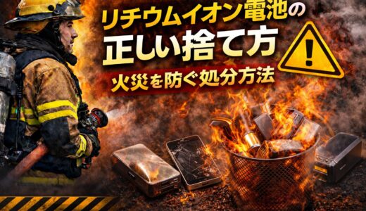 防災士が解説｜リチウムイオン電池の正しい捨て方