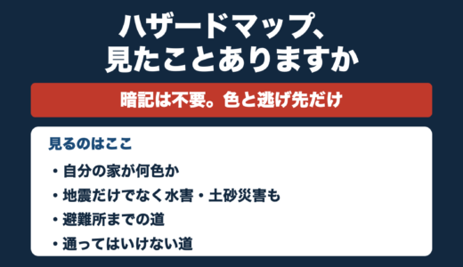 防災士が解説｜ハザードマップの種類と限界｜色がなくても安全とは限りません